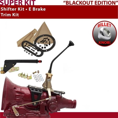 American Shifter 45RFE Shifter Kit Black 10 in. E Brake Trim Kit for EE9AE