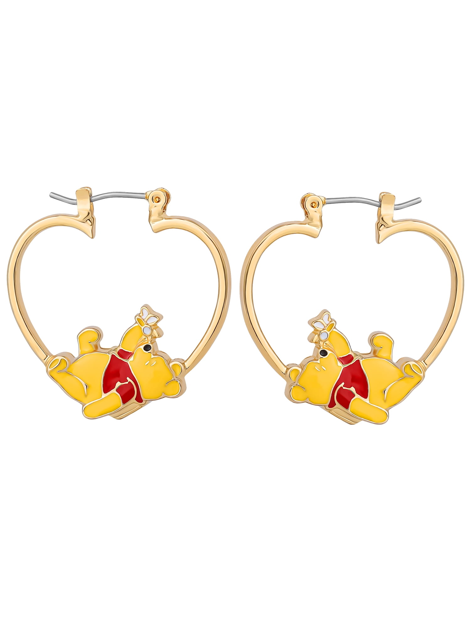 Disney Winnie the Pooh Hoop Earrings with Classic Style