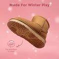 thumbnail image 3 of Botas DREAM PAIRS para Niñas Invierno con Piel Sintética Camel Talla 9, 3 of 6