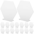 thumbnail image 1 of WEUVEB 18Jgo Acrílicas Hexágono Transparentes Para Con Soporte Moderno Y Multifuncional, 1 of 7