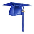 thumbnail image 5 of Endea Graduation Shiny Royal Blue Graduation Cap  Tassel, 5 of 11