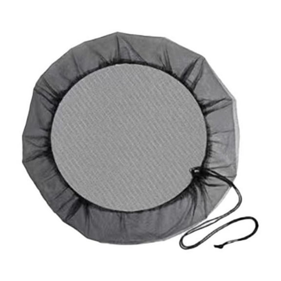 Pekkaxy Rain Barrel Mesh Cover with Drawstring, 24/31/33 inch Sizes, Keeps Water Clean from Leaves and Debris, Ideal for Garden Water Collection Buckets