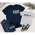 thumbnail image 2 of Dad And Daughter Matching Shirts, Daddy's Girl Tee, First Time Dad Gift, New Dad Est 2026 Family Matching Outfit, 2 of 7