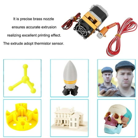 MK8 Heat For 3D Printer 1.75mm Filament Extra Nozzle 0.4MM Feed Inlet Diameter