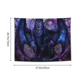 thumbnail image 6 of Kdxio Fantasy Dragon In Cathedral Wall Hanging Tapestries Banner For Bedroom College Dorm Home Living Room Party Decor 29X37 In, 6 of 8