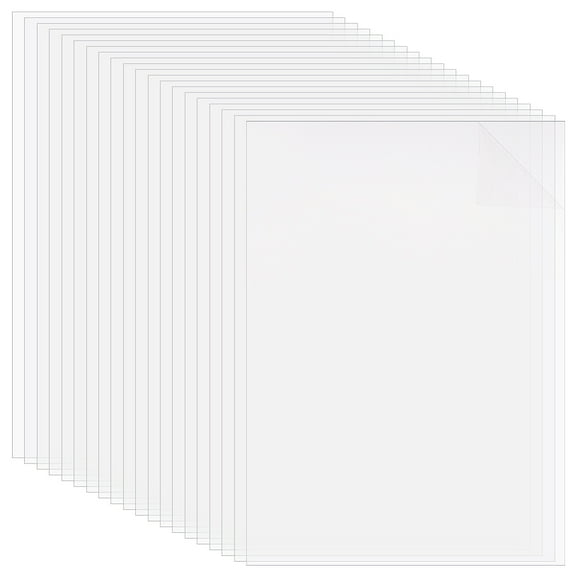 PET Plastic Sheets Rectangle Clear 297x210x0.25mm