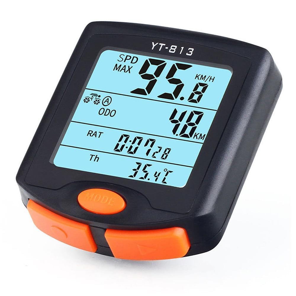 HOT Wireless Bike Cycling Bicycle Cycle Computer Odometer Speedometer Backlight 