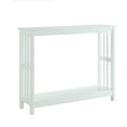 thumbnail image 2 of Convenience Concepts Mission Console Table, White, 2 of 4