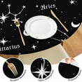 thumbnail image 4 of Galaxy Themed Round Tablecloth with Elastic Edge Spill-Proof & Scratch-Resistant for Parties & Picnics, 4 of 4
