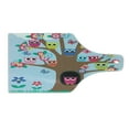 thumbnail image 2 of Owl Cutting Board, Cartoon Birds and Butterflies on a Tree Nursery Style Composition Kids Illustration, Decorative Tempered Glass Cutting and Serving Board, in 3 Sizes, by Ambesonne, 2 of 5