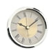 thumbnail image 5 of Reloj Redondo Con Inserto Moderno Con Números Para Sala De Estar, Dormitorio, Escuela, Plata argén, 5 of 10