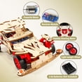 thumbnail image 3 of STEM Kits Yutin, modelo de madera para construcción de automóviles, control remoto, 8-13, 3 of 9