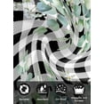 thumbnail image 7 of Green Eucalyptus Leaves Cloth Napkins Set of 6 Reusable Dinner Napkins, Daisy Floral Cocktail Napkin Washable Table Napkins for Wedding/Holiday Party/Baby Shower 20"x20", 7 of 7