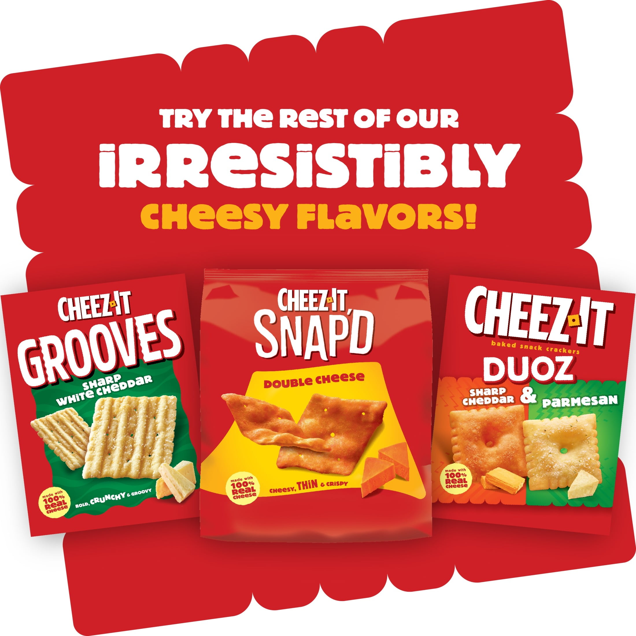 Cheez-It Original Gluten-Free Baked Snack Crackers, Gluten Free, 9 oz