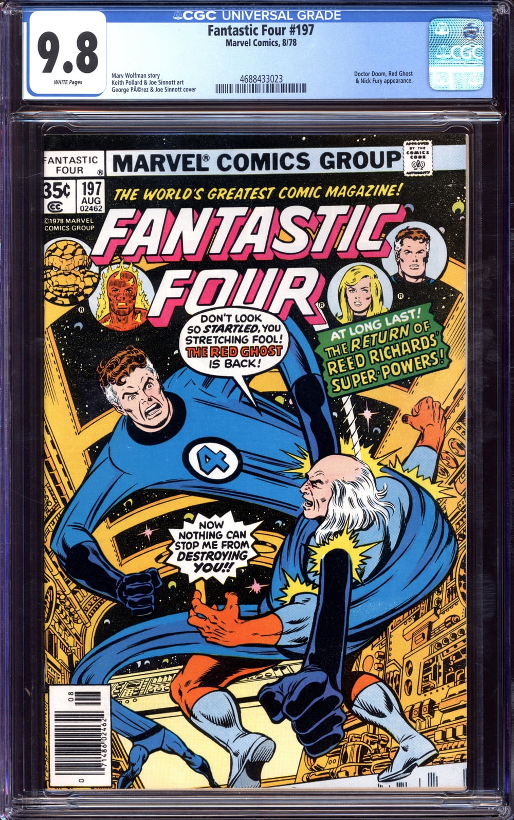 Cover of Fantastic Four #197