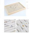 thumbnail image 2 of 18 rejillas para pulsera, collar, bandeja de exhibición, organizador colgante, soporte de almacenamiento de joyería, accesorio organizador para Ropa, zapatos y accesorios Miscelánea 18 rejillas Minnieouse AP015995-01, 2 of 6