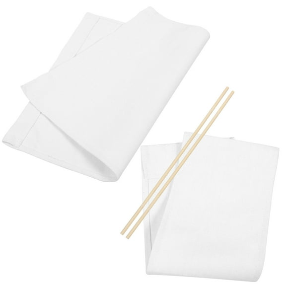 HOMEMAXS Folding Chair Canvas Seat Replacement for Camping Movie Chairs White Breathable 1 Set