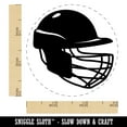 thumbnail image 2 of Cricket Sport Helmet Self-Inking Rubber Stamp Ink Stamper - Red Ink - Small 3/4 Inch, 2 of 7