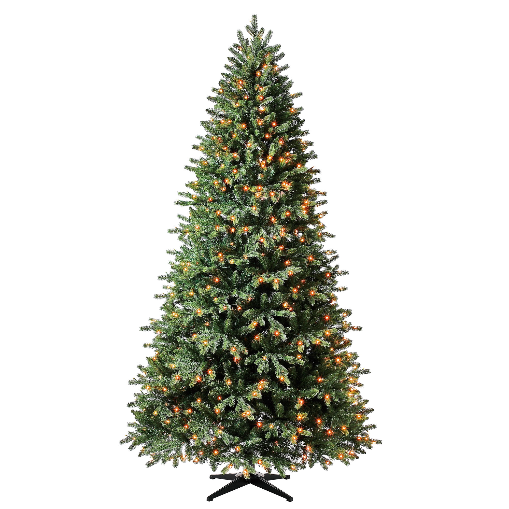 Holiday Time Pre-Lit Holiday Symphony Aspen Spruce Artificial Christmas Tree, Color-Changing Rgb Led Lights, 7.5' - Walmart.com