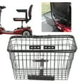 thumbnail image 4 of Scooter Basket, Sturdy Quality Iron Material Folding Storage Basket Beautiful And Practical Durable Wear-Resistant Scooter Rear Basket, Office For Home, 4 of 8