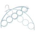 thumbnail image 4 of 4 perchas de 5 anillas para bufandas, organizador de armario, soporte de cinturón de metal, diseño antideslizante para ropa, suéteres, pantalones, bolsos y almacenamiento para el hogar., 4 of 8