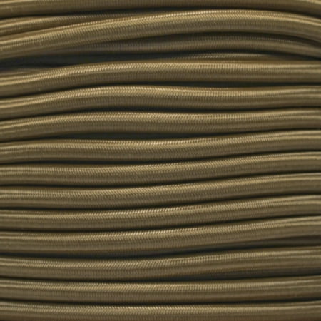 

Paracord Planet 1/4 Inch Elastic Bungee Shock Cord - 10 25 50 100 and 1000 Foot Lengths - Various Colors