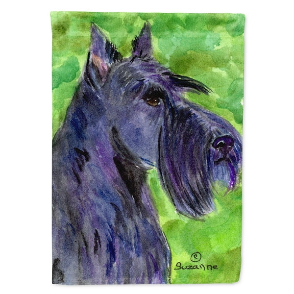 Scottish Terrier Flag Canvas House Size