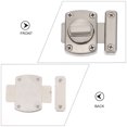 thumbnail image 6 of Jiandong Door Bolts Latch Glass Door Lock for Bathroom Shower Room(2.17X1.57X0.59Inch), 6 of 10