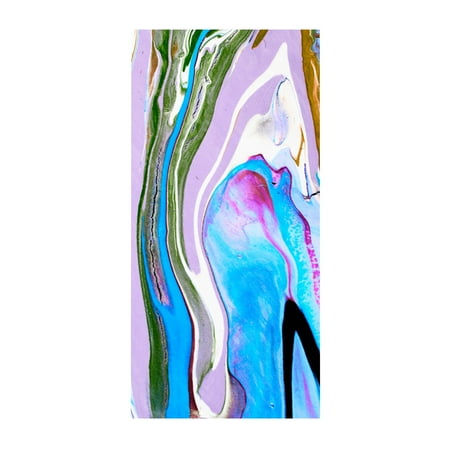 

iOPQO bath towels Summer Microfiber Beach Towel Double Faced Velvet Quick Drying Bath Towel Square Beach Towel Microfiber Towel towels for bathroom