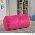 thumbnail image 6 of Genevieve Traditional 4 Foot Suede Bean Bag (Cover Only), Fushcia, 6 of 6