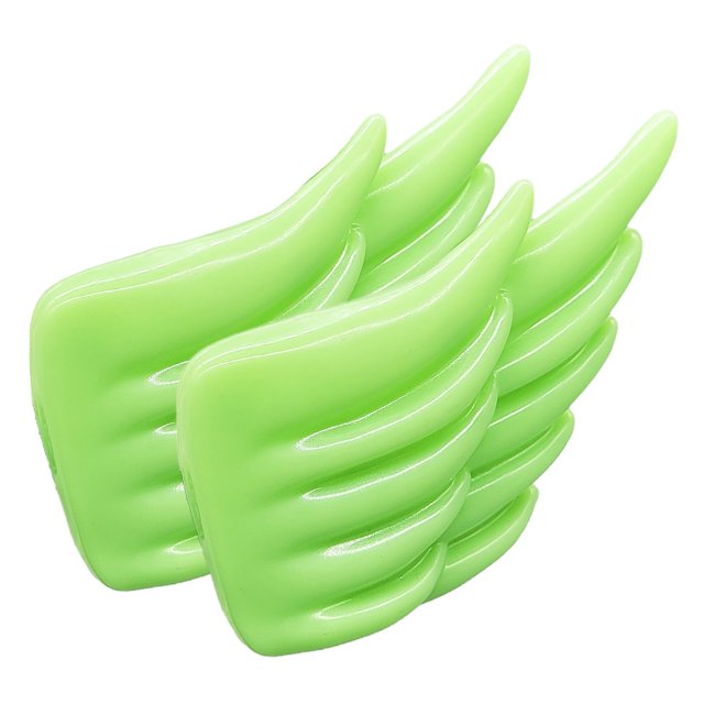 2pcs Cool Fly Wing Zapato Decoración Charms Accesorios de plástico de bricolaje para zuecos sandalias desmontables zapatos lindos accesorios de regalo para el cumpleaños y la fiesta de vacaciones