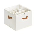 thumbnail image 2 of ColourTree White Organizer for Closet With Zipper, Foldable Shoe Storage Containers Baskets Boxes Bins w/Adjustable Dividers, Fits 16 Pairs, 2 of 6