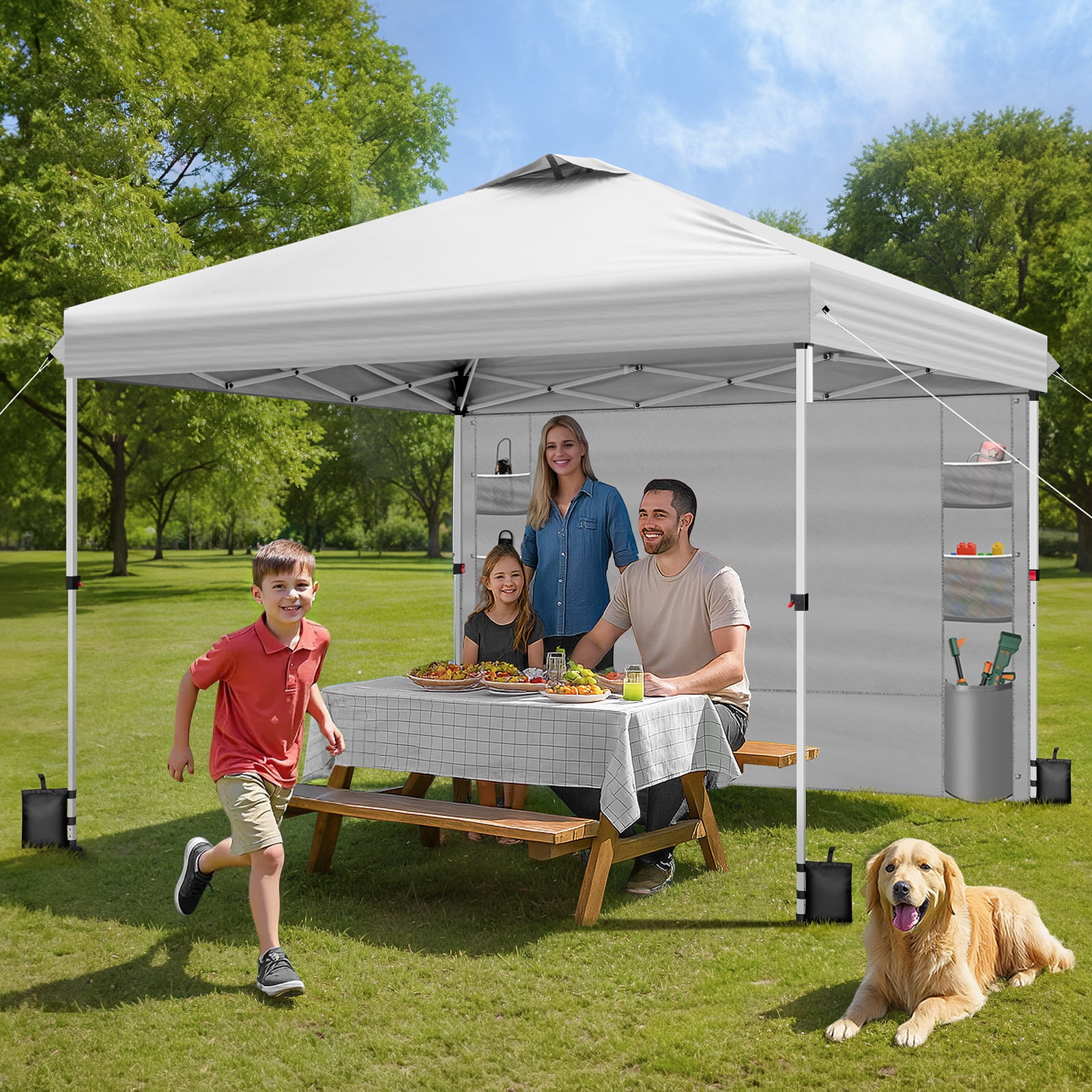 Zimtown 10' x 10' Ez Up Pop Up Canopy Tent Outdoor Instant Shelter
