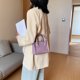 thumbnail image 1 of Bolsa Bolsos de hombro de piel de cocodrilo para mujer, bolso cruzado pequeño puro (púrpura) JShteea Para Estrenar, 1 of 8