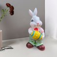 thumbnail image 4 of MXTPOV Ceramic Rabbit Ornaments, Cute Easter Bunny Statue for Table Decor, Exquisite Easter Decorations, Home Decor, 4 of 5