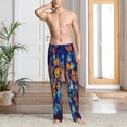 thumbnail image 2 of Rateoe Colorful Fall Leaves Pattern Men’s Ultra-Soft Comfy Pajama Lounge Pants Sleepwear,Comfortable Lounge Wear,lightweight Pajamas, Casual Home Wear-Medium, 2 of 6