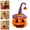 A, variant on Halloween Pumpkin Decoration Kit – DIY Arrangement with Twisting Rods for Table Centerpieces, Mantels, and Shelves (Purple Holder)