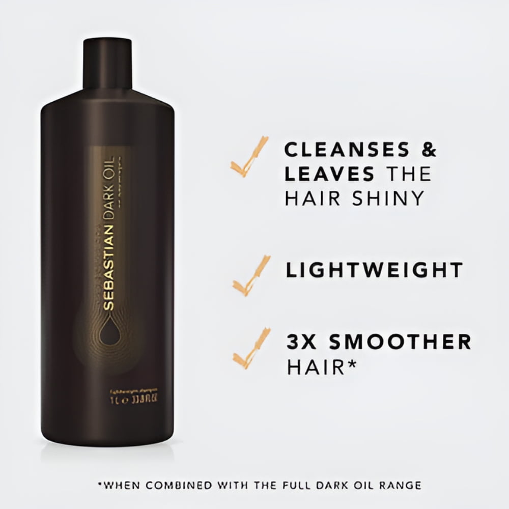 Sebastian Dark Oil Lightweight Shampoo 33.8oz/1Liter