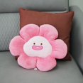 thumbnail image 1 of Flower Throw Seating Cushion Multipurpose Padded Soft Cute Flower Nap Throw Pillow for Home Office Peach, 1 of 4