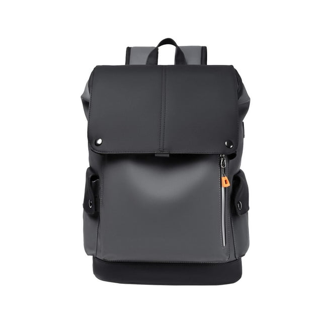 Bunblic Laptop Backpack Multiple Pockets Travel Rucksack for Hiking Travel Shopping Work Black Grey