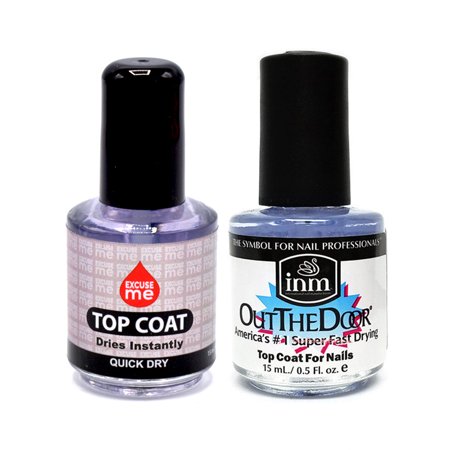 Excuse Me Quick Dry Fast Top Coat 0 5 Oz Inm Out The Door Super