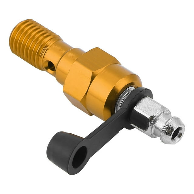 Tusk Easy Bleed Banjo , M10x1.0mm Motorcycle Brake Master Cylinder Caliper Bleed Screw Banjo Dust