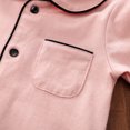 thumbnail image 4 of Baby Girl Cotton Pajamas for Babies - Soft Long Sleeve, Snap Button Closure in Pink, 4 of 10