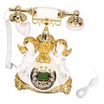 thumbnail image 4 of Retro Landline Phone, LCD Display One Button Calling Retro Antique Telephone  for Office MS-8334B, Gold,MS-8334C, Silver, 4 of 7