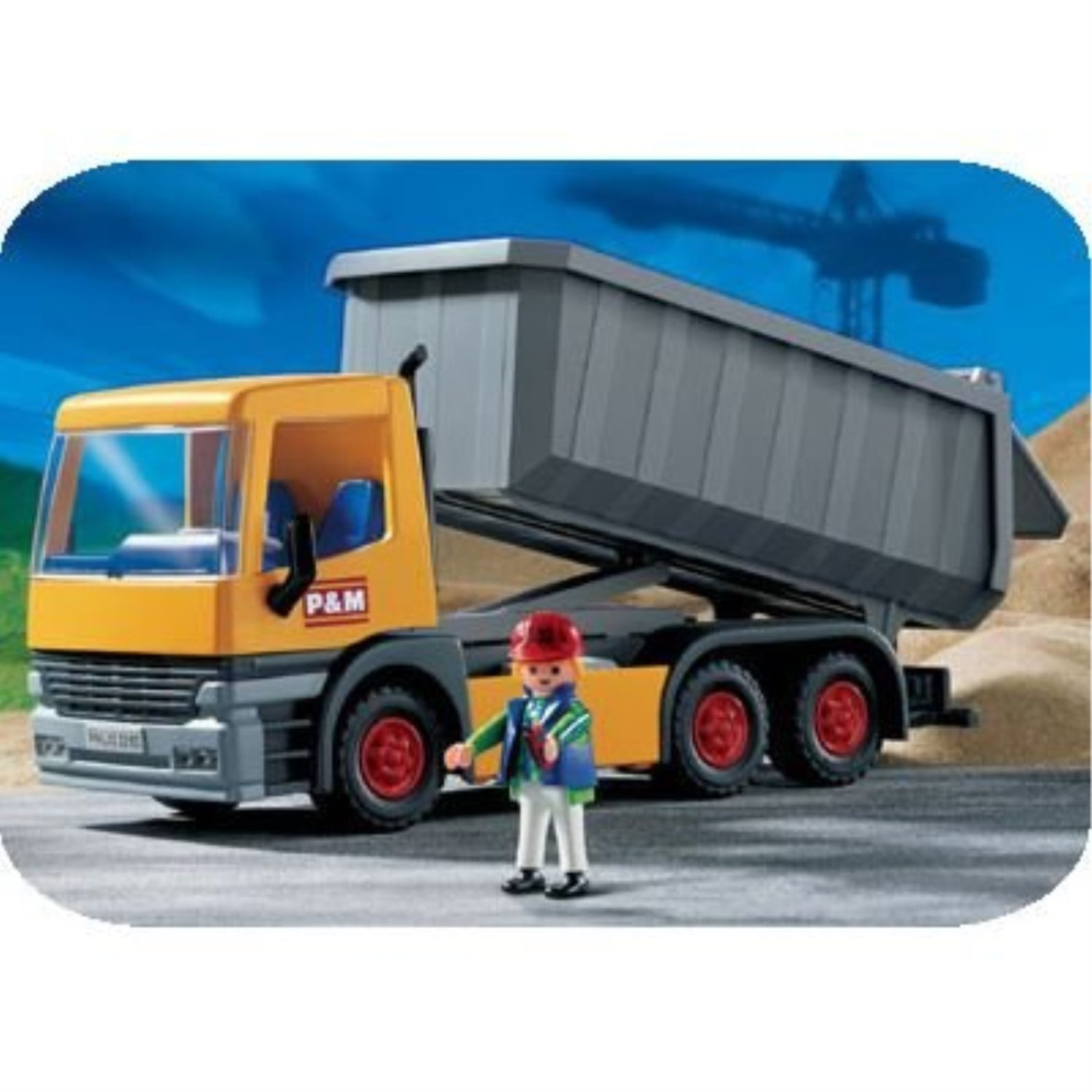 playmobil dump truck