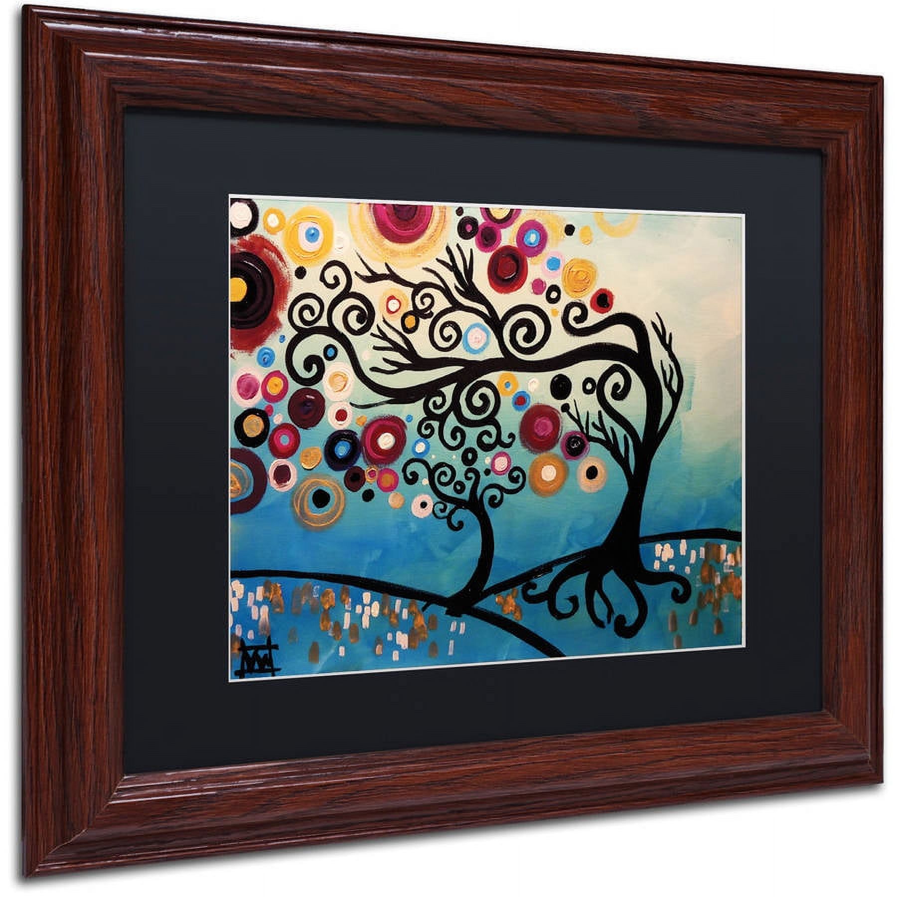 "11" Canvas Art by Natasha Wescoat, Black Matte, Wood Frame