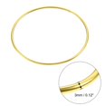 thumbnail image 4 of Anillos de metal Uxcell de 100 mm (4") OD, tono dorado, paquete de 4, 4 of 5