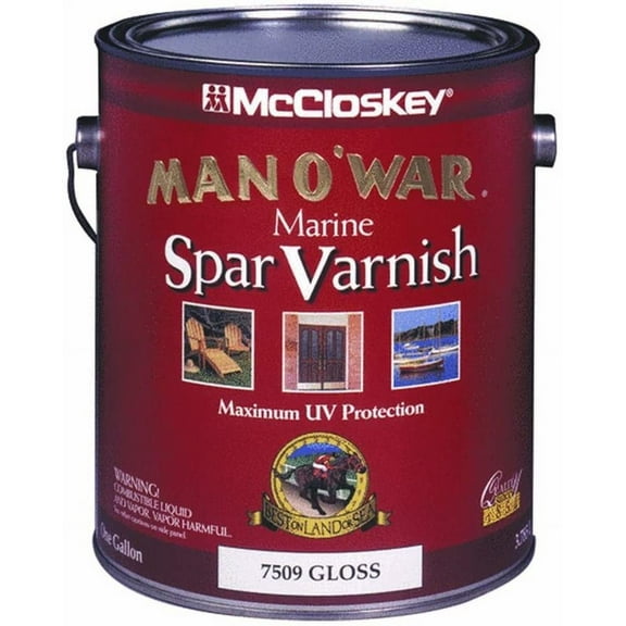 Valspar Man O' War Spar Varnish Gloss Finish - 1 Gal