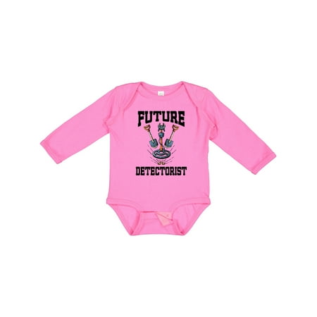 

Inktastic Future Detectorist Relic Hunter Gift Baby Boy or Baby Girl Long Sleeve Bodysuit