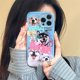 thumbnail image 2 of Kawaii Cartoon Dog Phone Case DIY Diamond Soft Case Estuches protectores lindos Moda iPhone 14 11 12 13 Pro Max zhangmengya LED, 2 of 2